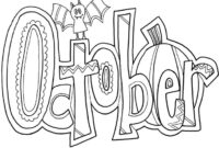 cute october coloring pages
