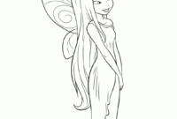 image de fee a colorier