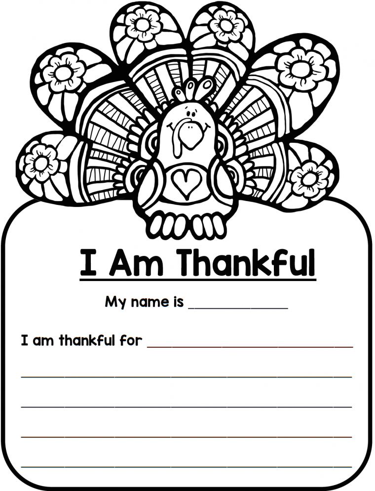 im thankful for coloring page