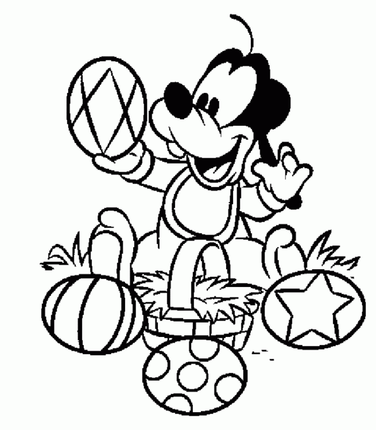 cute disney easter coloring pages