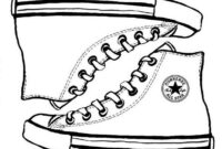converse coloring sheet converse coloring sheet