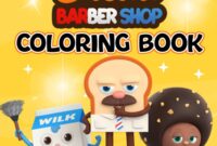 bread barber shop coloring pages