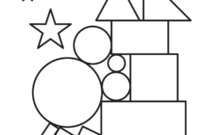 shape coloring page shape coloring page