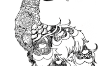 coloriage mandala oiseau