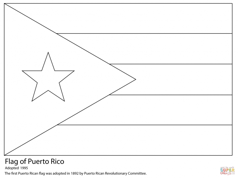 printable puerto rico coloring pages
