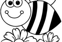 bee coloring pages