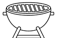 bbq coloring page bbq coloring page