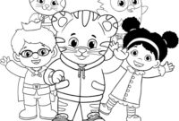 coloring pages daniel tiger coloring pages daniel tiger