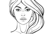 coloring pages face coloring pages face