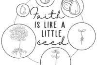 faith like a mustard seed coloring page
