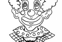 printable clown coloring pages