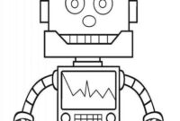 coloring page robots coloring page robots