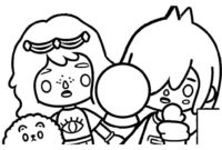 printable toca boca coloring pages