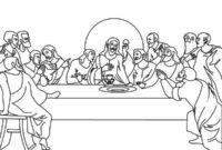 the last supper coloring page pdf the last supper coloring page pdf