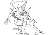 ash greninja coloring pages