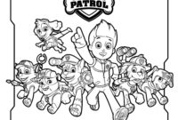 dessin a colorier facile pat patrouille