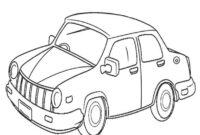 car colouring pages to print