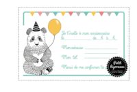invitation anniversaire fille gratuite a imprimer