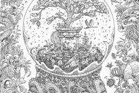 finished coloring pages for adults