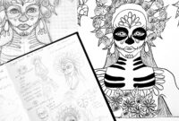 catrina coloring pages