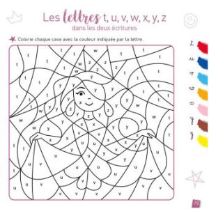 Coloriage Magique Reconnaissance Des Lettres Gs Coloriage Magique Gs