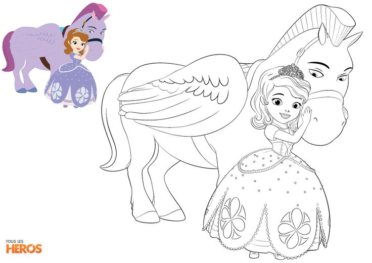 Coloriez #Sofia La Princesse ! #Coloriage #Princesse Sur pour Coloriage