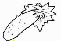 pickle coloring page