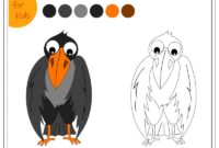 comment dessiner un corbeau facilement