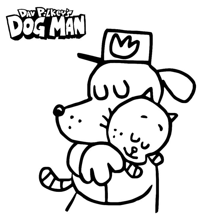 Dogman Coloring Pages Pdf Free - Coloringfolder.com | Kid coloring page