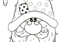 easter gnome coloring page easter gnome coloring page