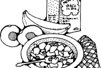 cereal coloring page