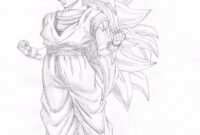 coloriage dragon ball z sangoku super sayen 100