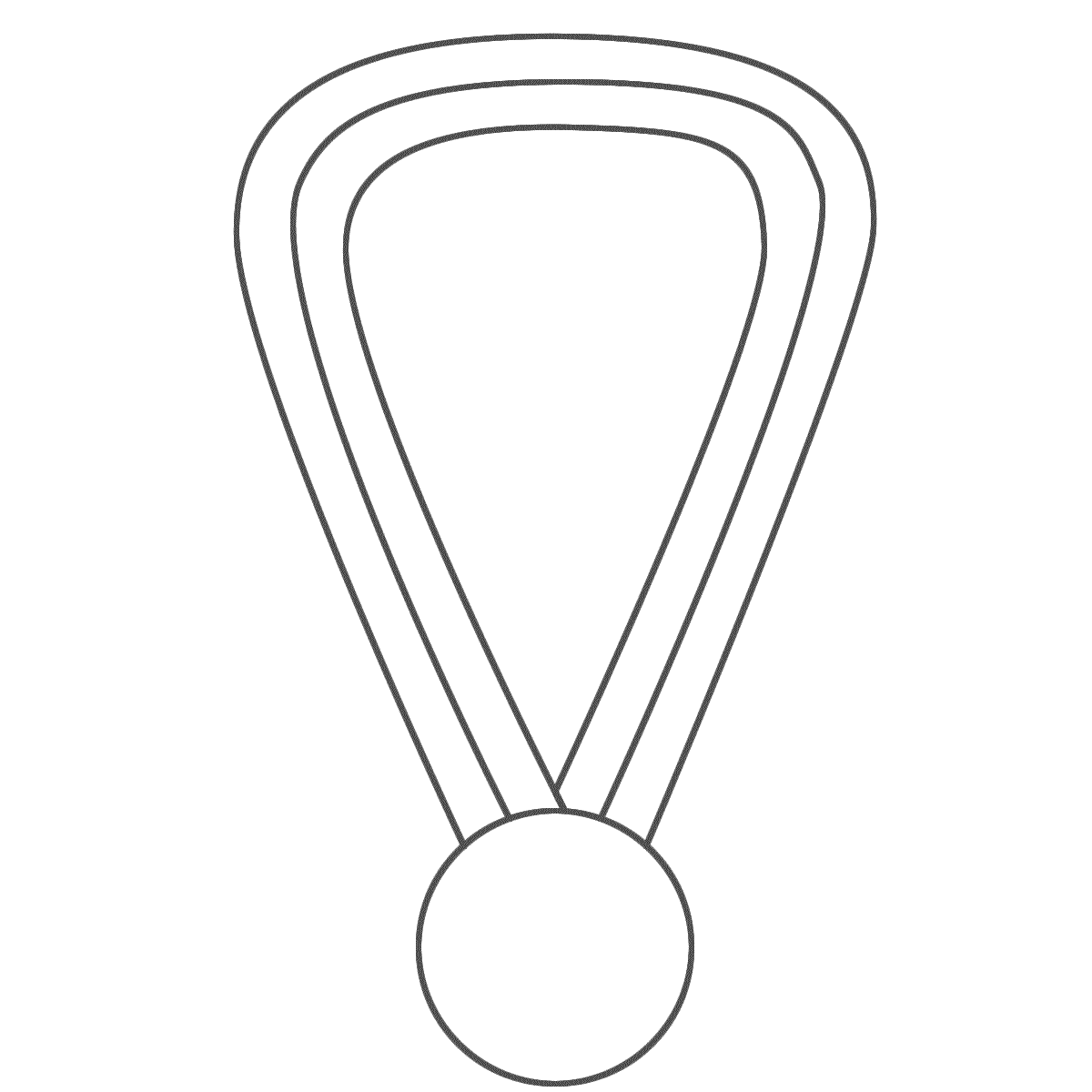 Olympic Gold Medal - Coloring Page (Olympics) | Olympic medals, Olympic
