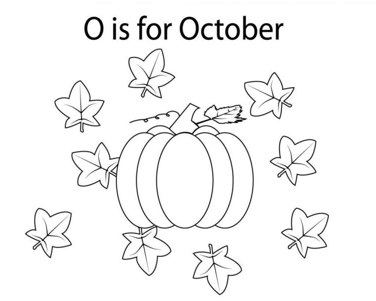 october coloring pages printable
