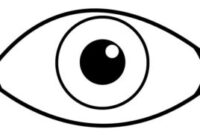 coloring page eye coloring page eye