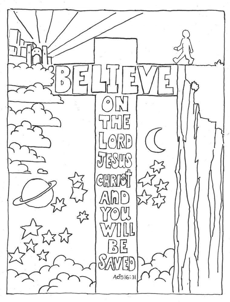 what’s in the bible coloring pages
