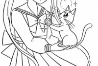 sailor moon coloring sheet