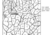 coloriage magique passe compose