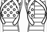 flip flops coloring page flip flops coloring page