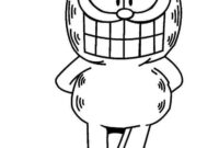 coloring pages garfield
