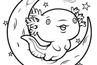 axolotl printable coloring pages