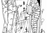 jesus raises lazarus coloring page jesus raises lazarus coloring page