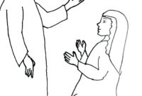 mary visits elizabeth coloring page mary visits elizabeth coloring page