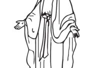 st mary coloring page st mary coloring page