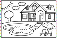 dream house coloring pages