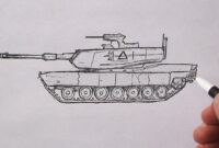 dessin de tank facile