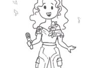 julie and the phantoms coloring pages printable