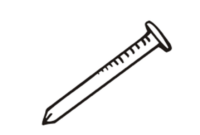 coloring page nail coloring page nail