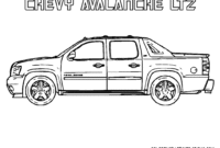 chevy coloring page