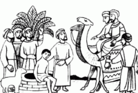 joseph in egypt coloring page